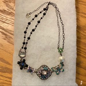 Butterfly Eclectica & Whimsical Bauble Necklace